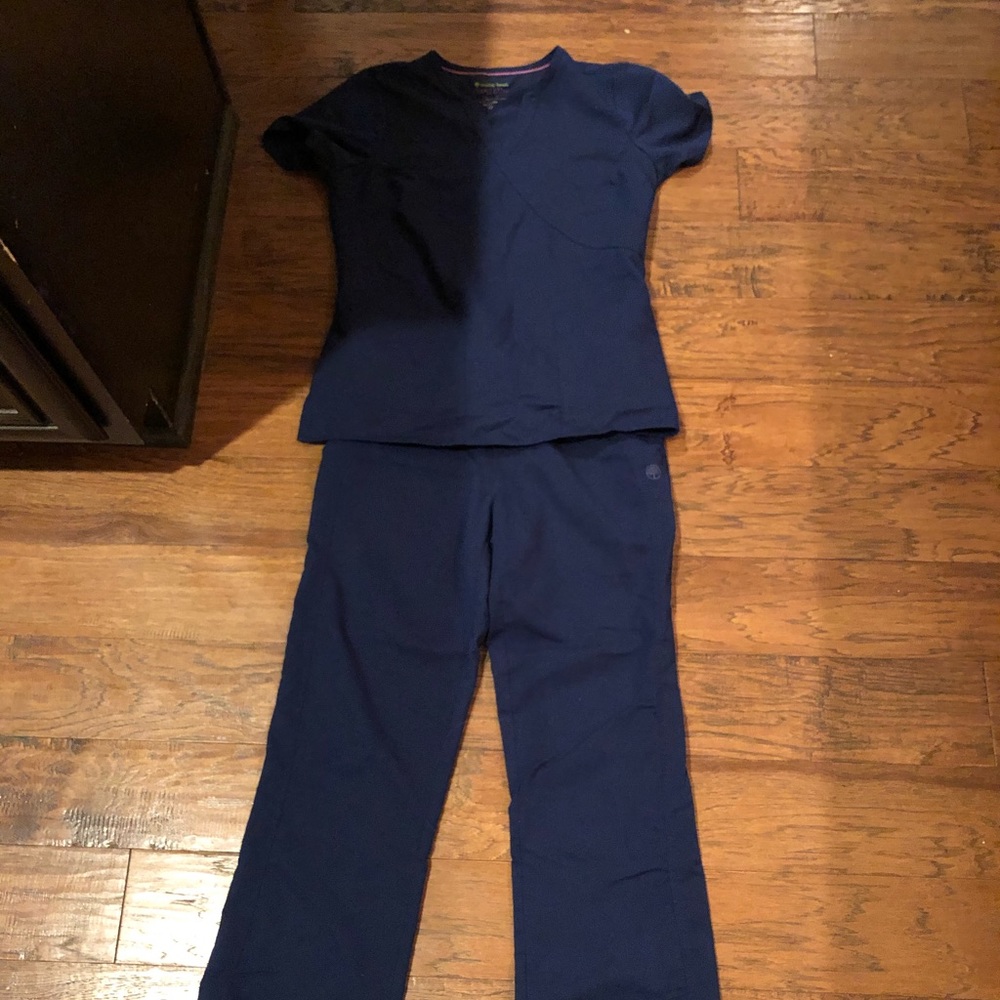 Purple label size small both pieces